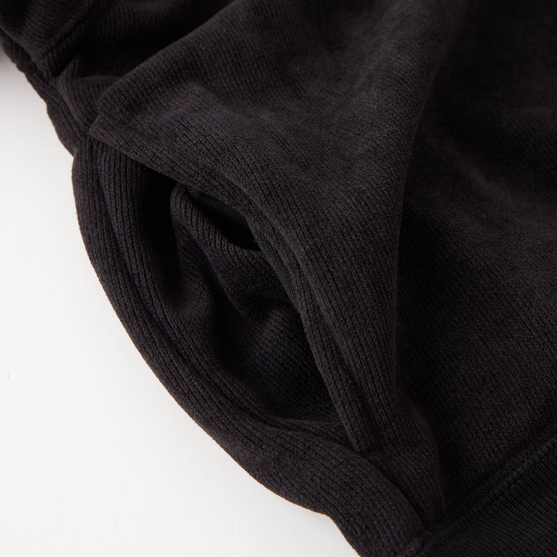 THOUSAND MILE [サウザンド マイル] ニットフリース ハーフジッププルオーバー [TM262KF00342] 09 BLACK
