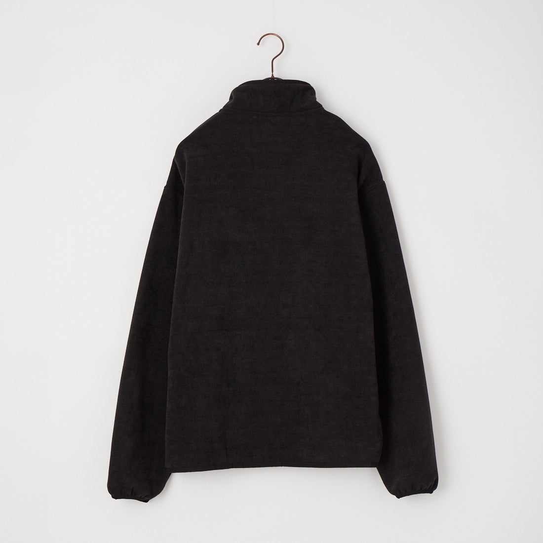 THOUSAND MILE [サウザンド マイル] ニットフリース スタンドカラージャケット [TM262KF00320] 09 BLACK