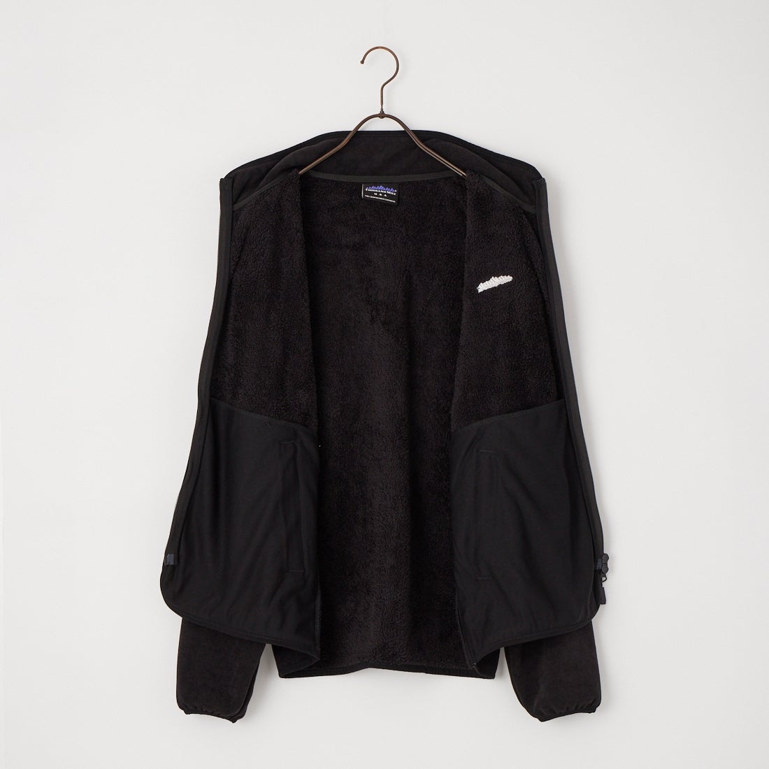 THOUSAND MILE [サウザンド マイル] ニットフリース スタンドカラージャケット [TM262KF00320] 09 BLACK