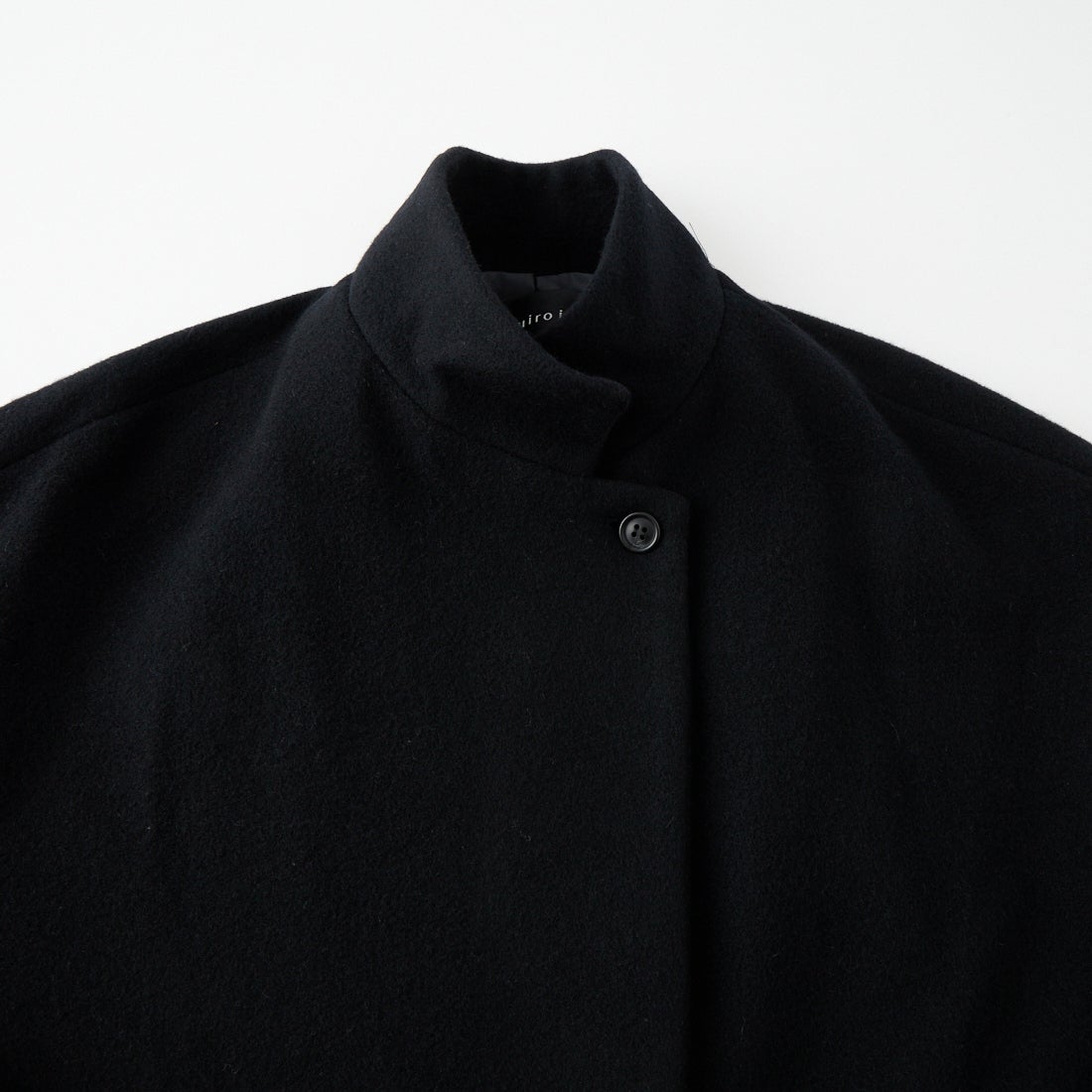 mizuiro ind [ミズイロインド] スタンドカラーコート [3-270091] 99 BLACK