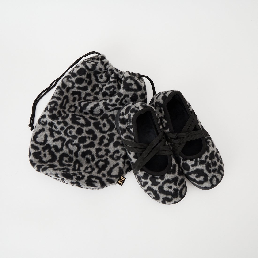 SUBU [スブ] レオパード ドットバレエシューズ [BALLET] LEOPARD