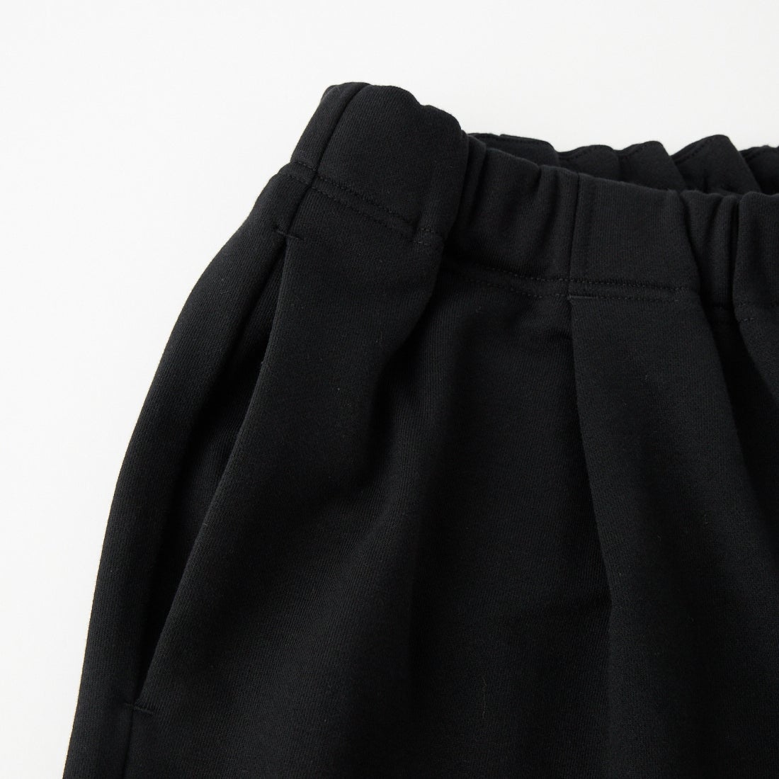 STILL BY HAND [スティルバイハンド] コットンジャージーワイドパンツ [CS01263] INK BLACK
