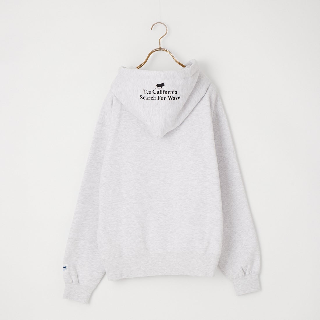 The Endless Summer [エンドレスサマー] 別注 フードロゴ刺繍スウェットパーカー [1050-26774502-JF] MIX GRAY