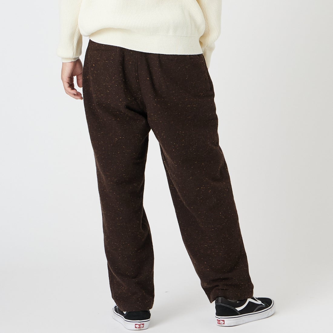 THE NORTH FACE PURPLE LABEL [ザ ノースフェイス パープルレーベル] コットンウールカラーネップフィールドパンツ [N26FC068] BR BROWN &&モデル身長：175cm 着用サイズ：30&&