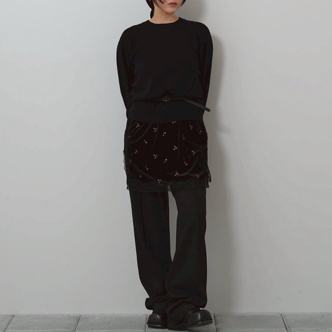 TODAYFUL [トゥデイフル] ボリュームソールサボ [12621021] BLK