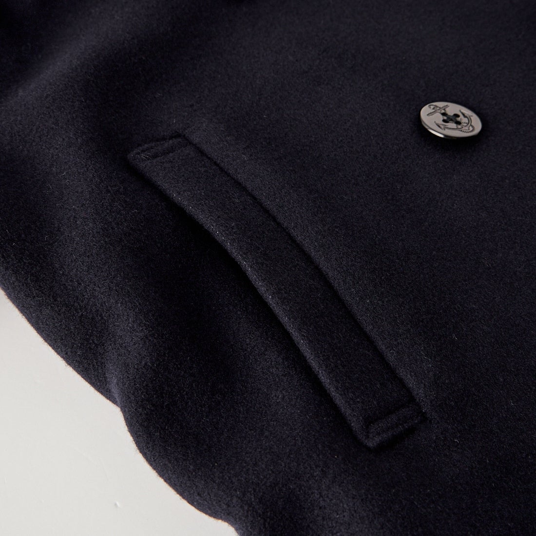 KIFFE [キッフェ] 6ボタンメルトンピーコート [KF262MW00022] 79 NAVY