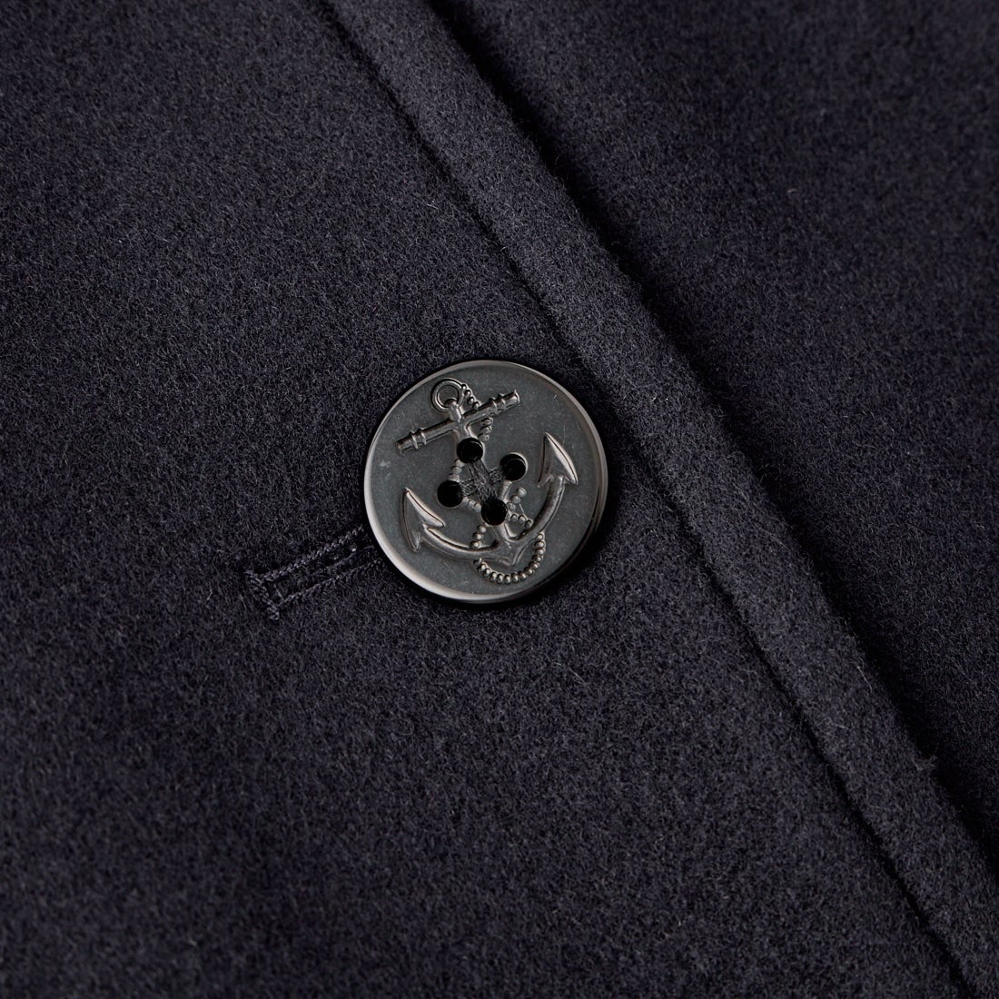 KIFFE [キッフェ] 6ボタンメルトンピーコート [KF262MW00022] 79 NAVY