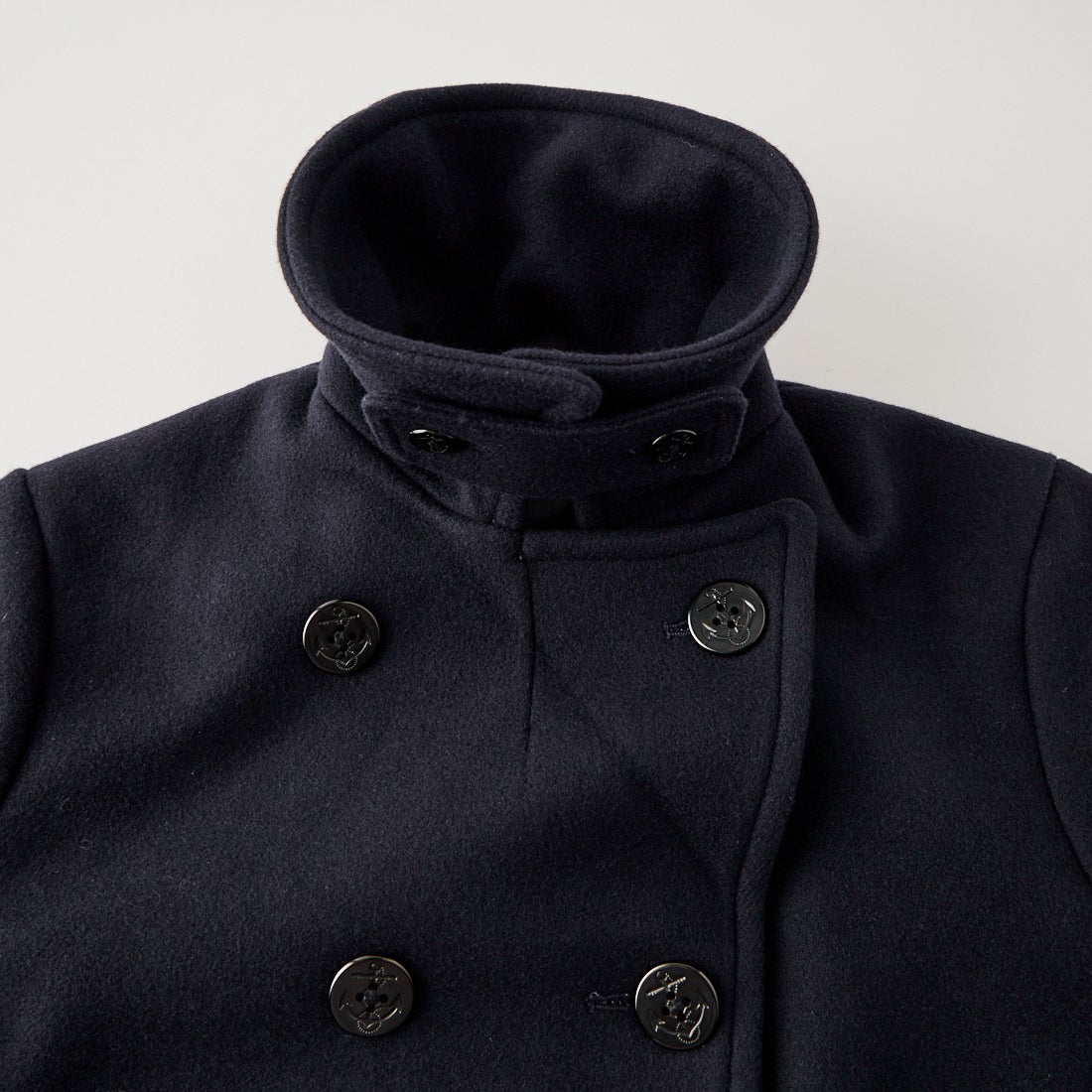 KIFFE [キッフェ] 6ボタンメルトンピーコート [KF262MW00022] 79 NAVY