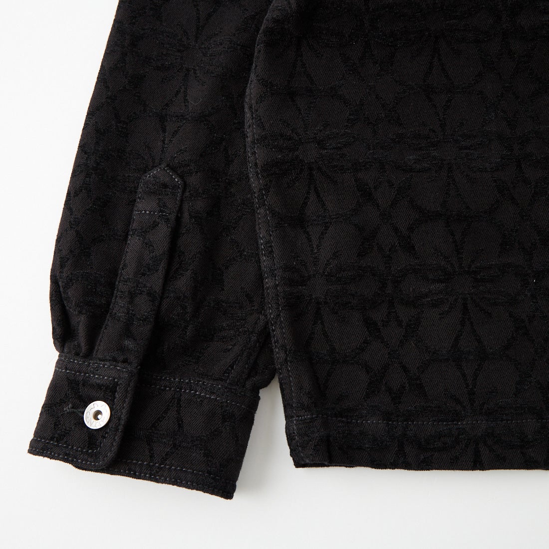 EVISU [エヴィス] ベルベットタッチ 家紋ジャカード シャツジャケット [2EAHTM6JK1050] BLACK