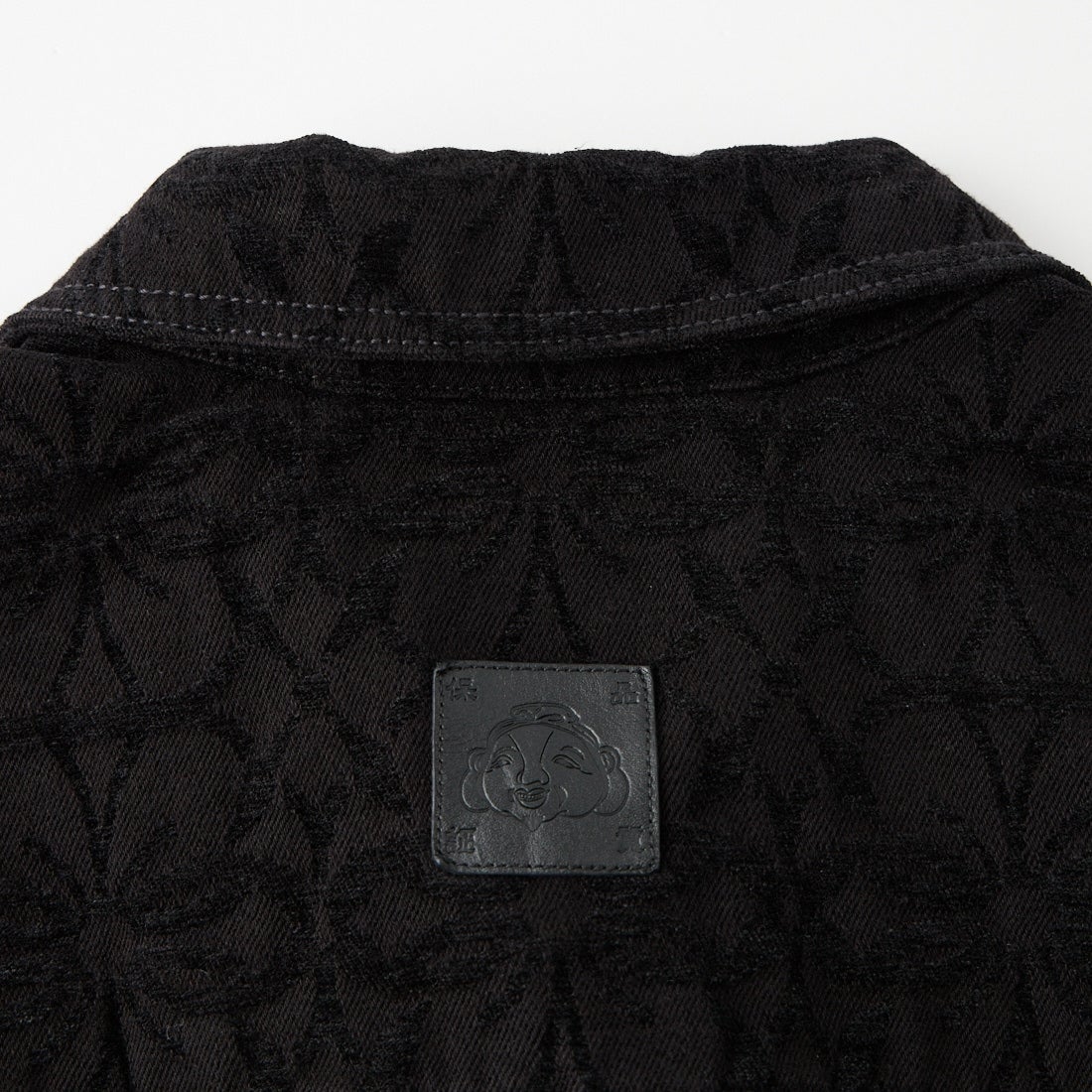EVISU [エヴィス] ベルベットタッチ 家紋ジャカード シャツジャケット [2EAHTM6JK1050] BLACK