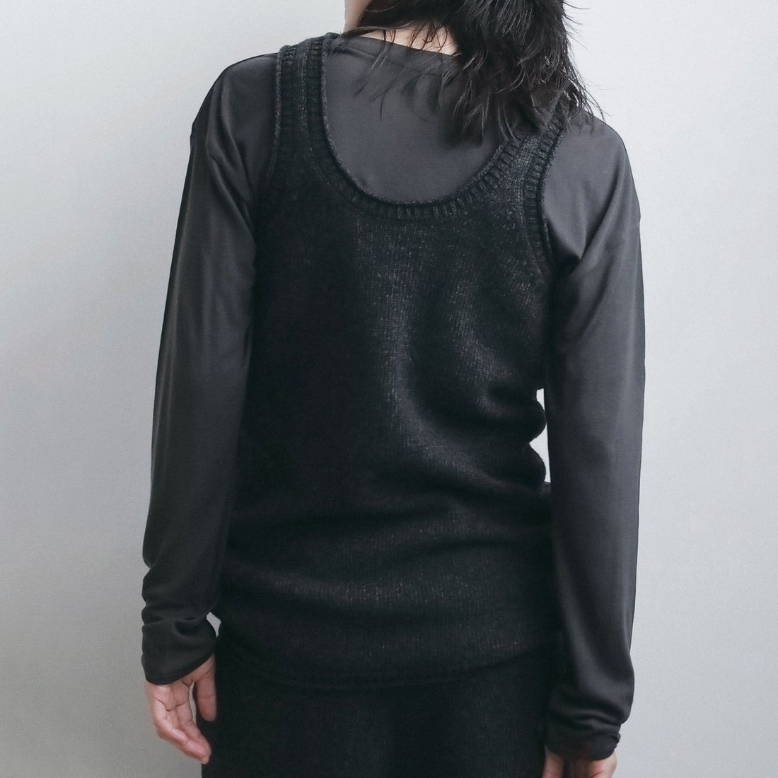 anuke [アンヌーク] ニットロングタンクトップ [62620507] C/GRY
