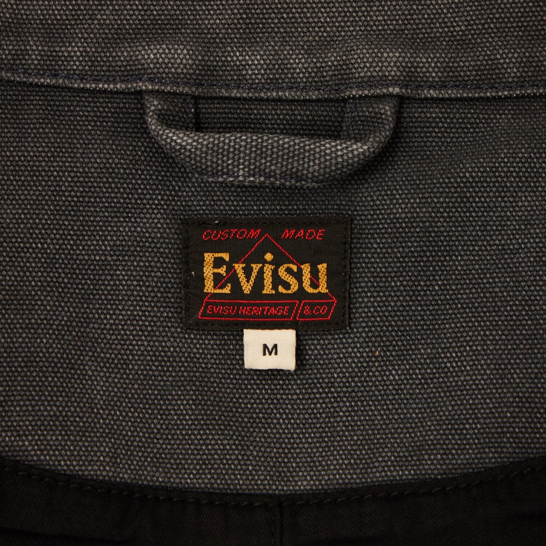 EVISU [エヴィス] カモメ ダメージ加工 ジップジャケット [2EAEJM6JK6024] NAVY