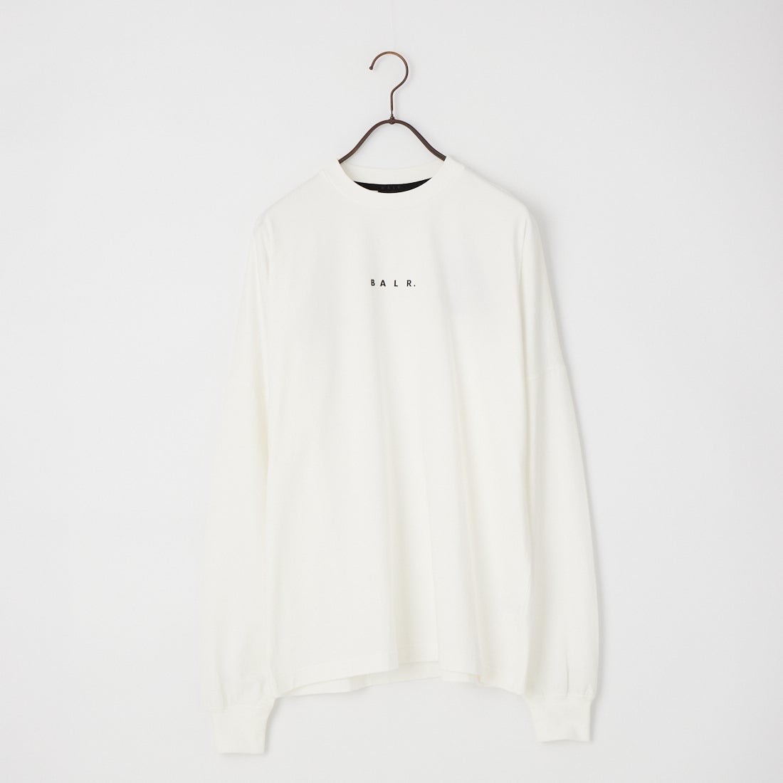 BALR. [ボーラー] ストレッチリラックス ビッグロゴロングスリーブTシャツ [B11112658] WHITE