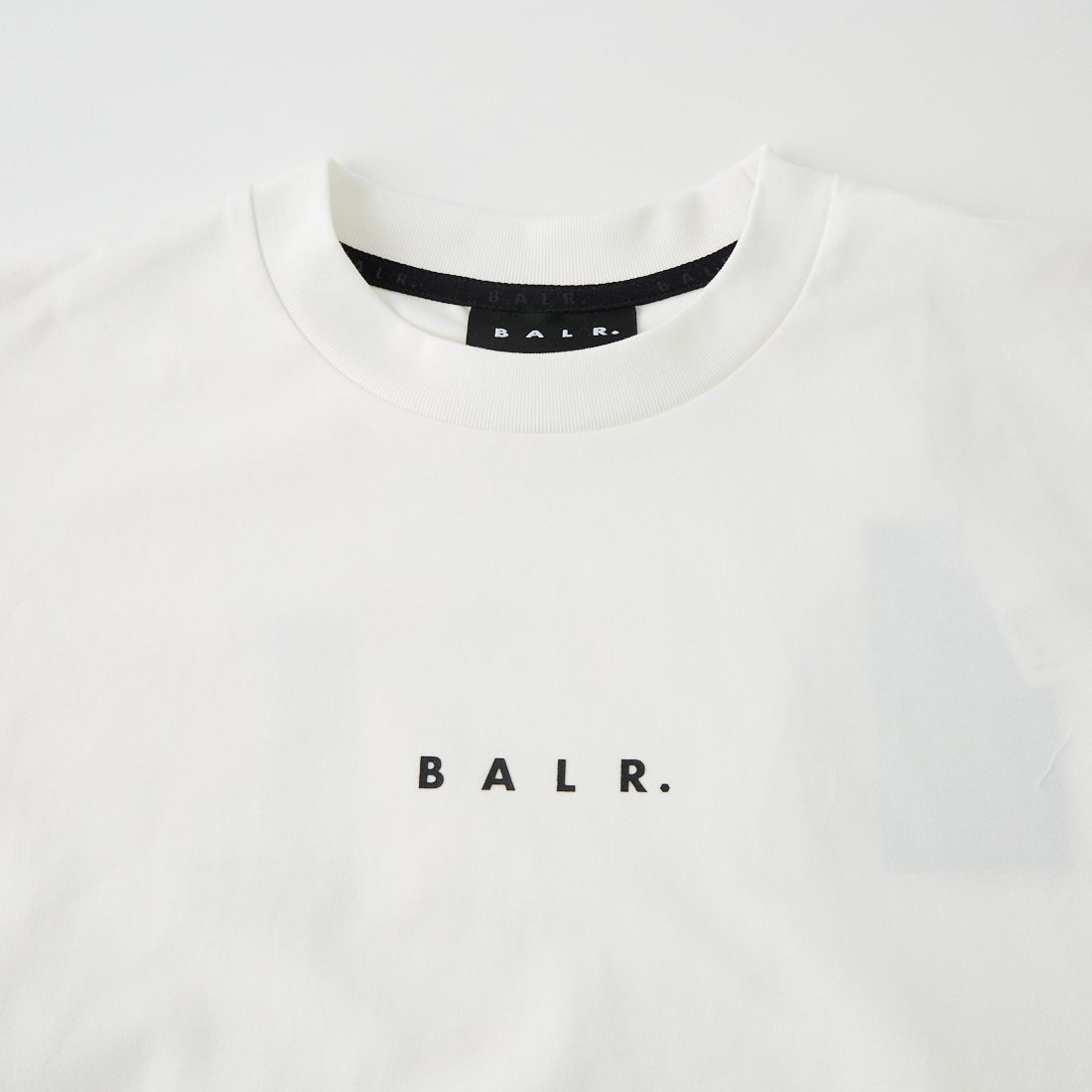 BALR. [ボーラー] ストレッチリラックス ビッグロゴロングスリーブTシャツ [B11112658] WHITE