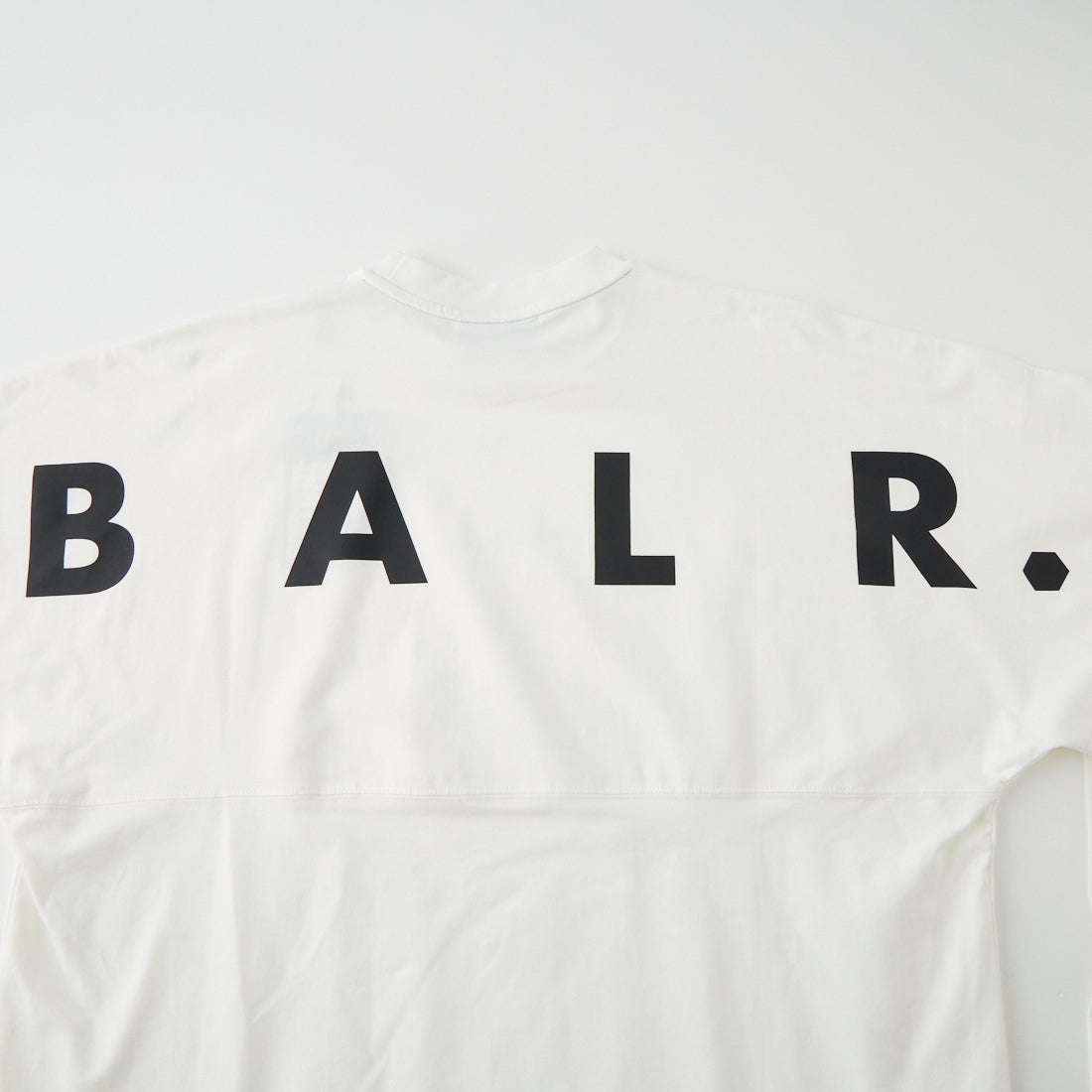 BALR. [ボーラー] ストレッチリラックス ビッグロゴロングスリーブTシャツ [B11112658] WHITE