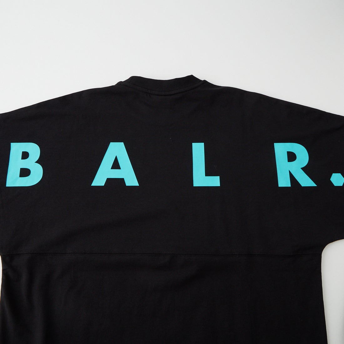 BALR. [ボーラー] ストレッチリラックス ビッグロゴロングスリーブTシャツ [B11112658] BLK/T-BLUE