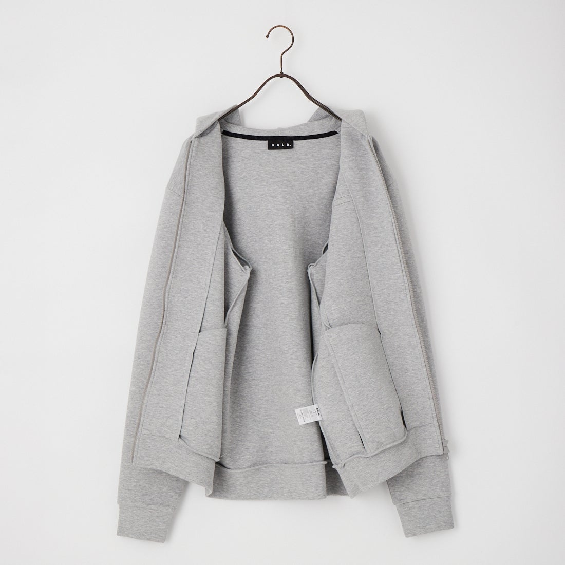 BALR. [ボーラー] テックフーディスウェットジャケット [B12692655] GRAY