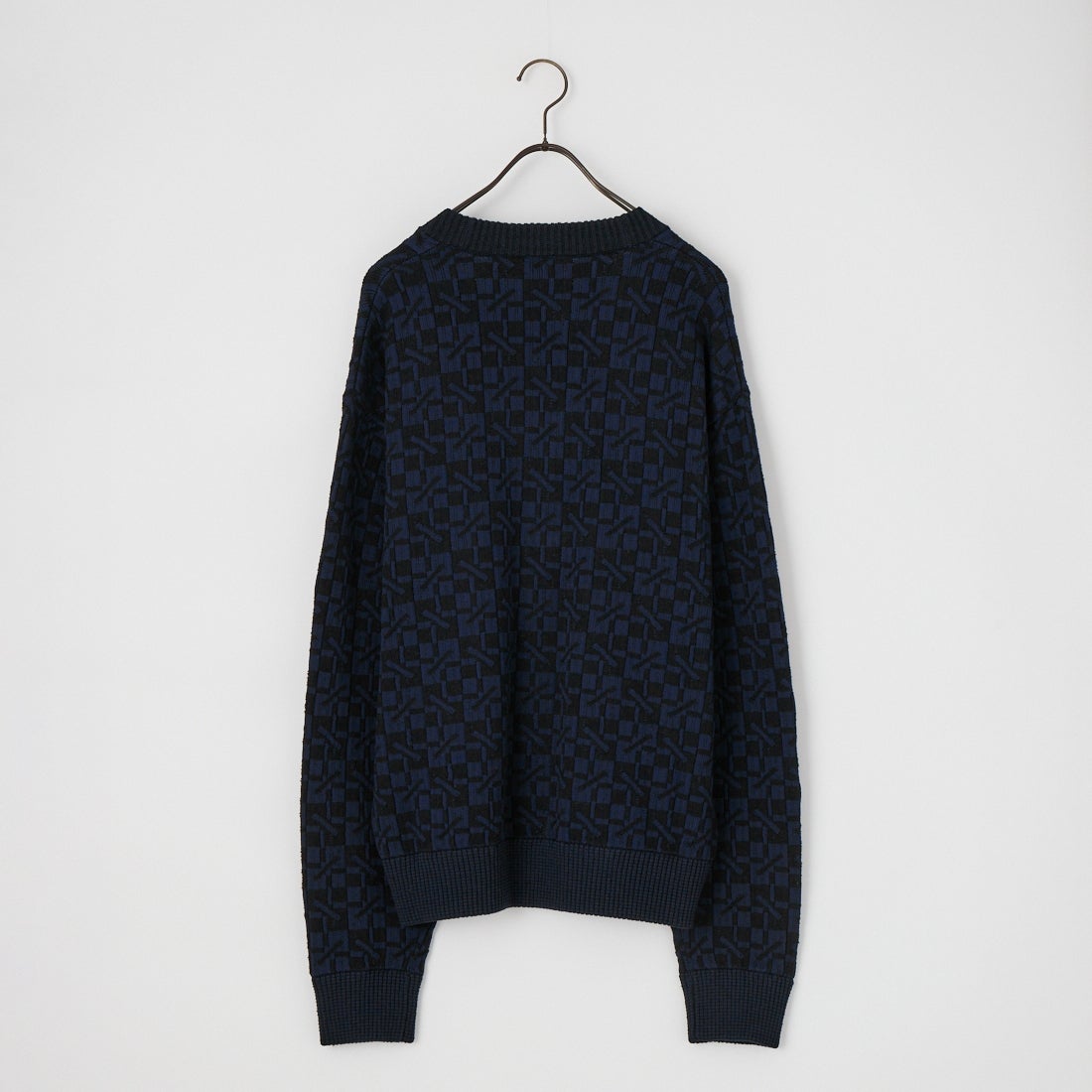KENZO [ケンゾー] KENZOGRAM カーディガン [FG65CA8073ER] 79 BLUE BL