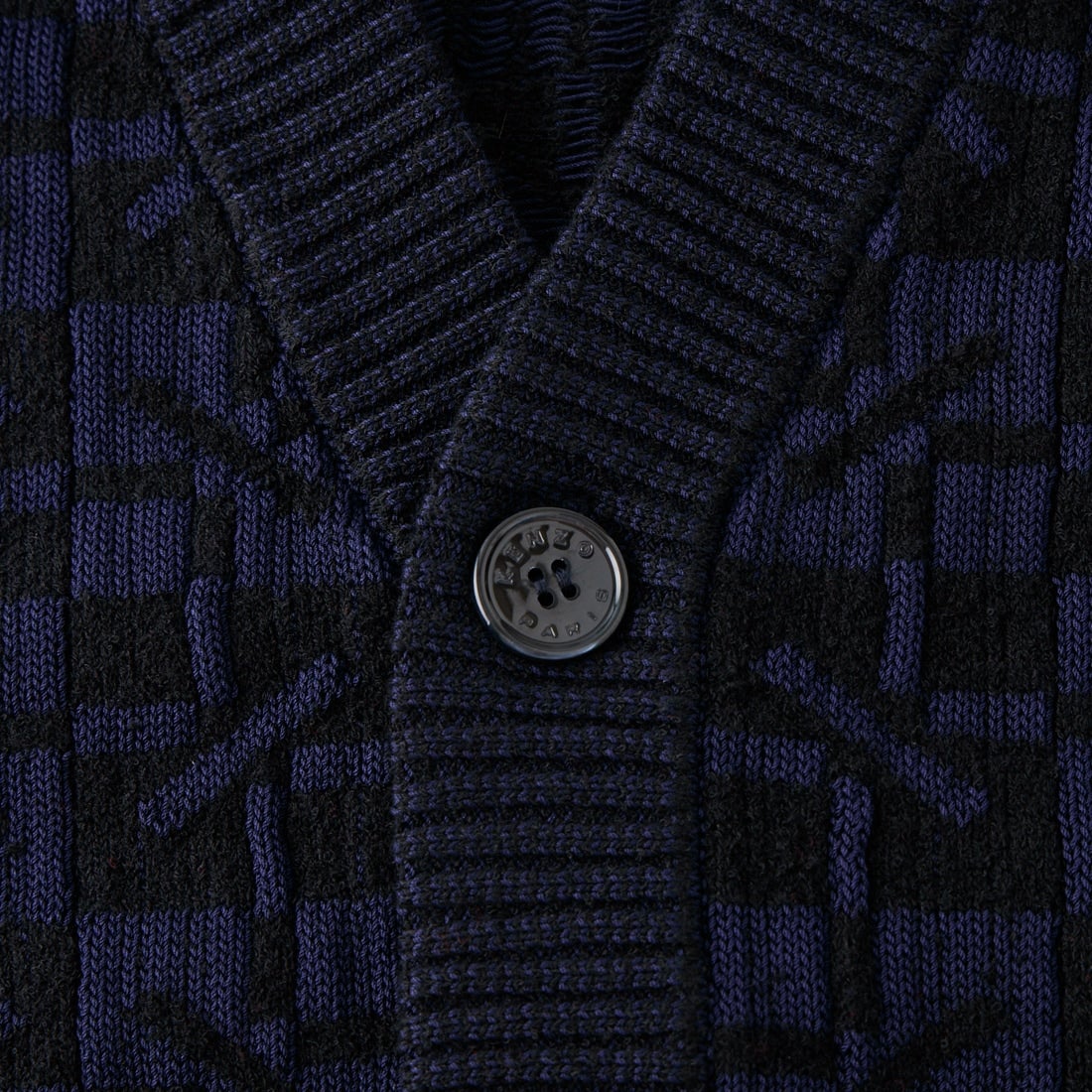 KENZO [ケンゾー] KENZOGRAM カーディガン [FG65CA8073ER] 79 BLUE BL