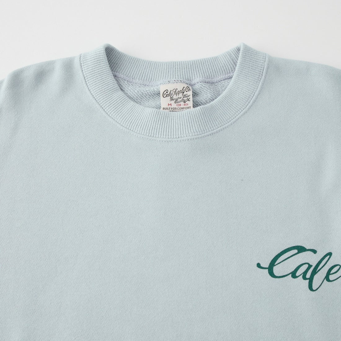 CALEE [キャリー] イーグルピンストライピング クルーネックスウェット [CL-26AWNT005] LT.BLUE