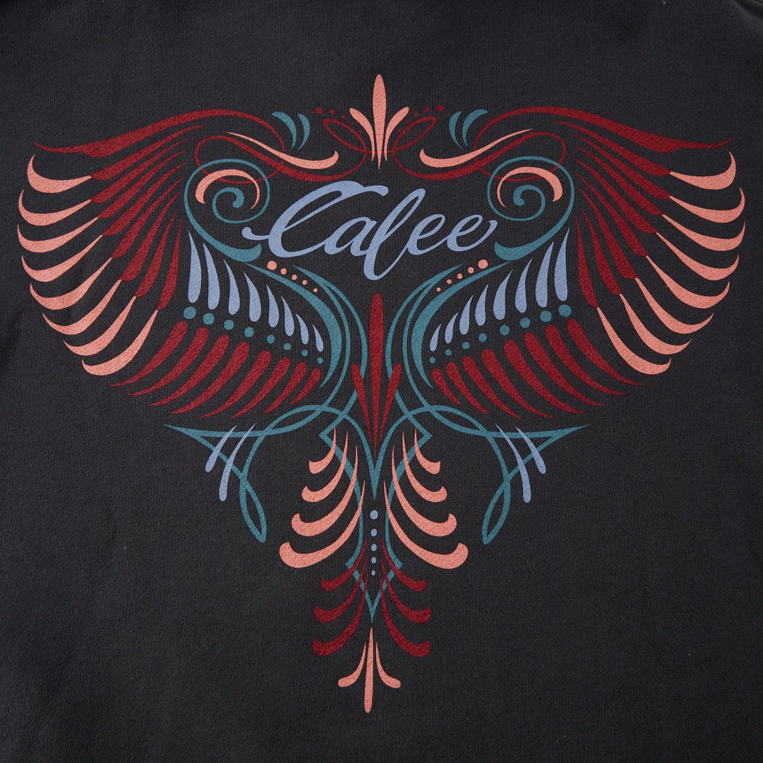 CALEE [キャリー] イーグルピンストライピング クルーネックスウェット [CL-26AWNT005] INK BLACK
