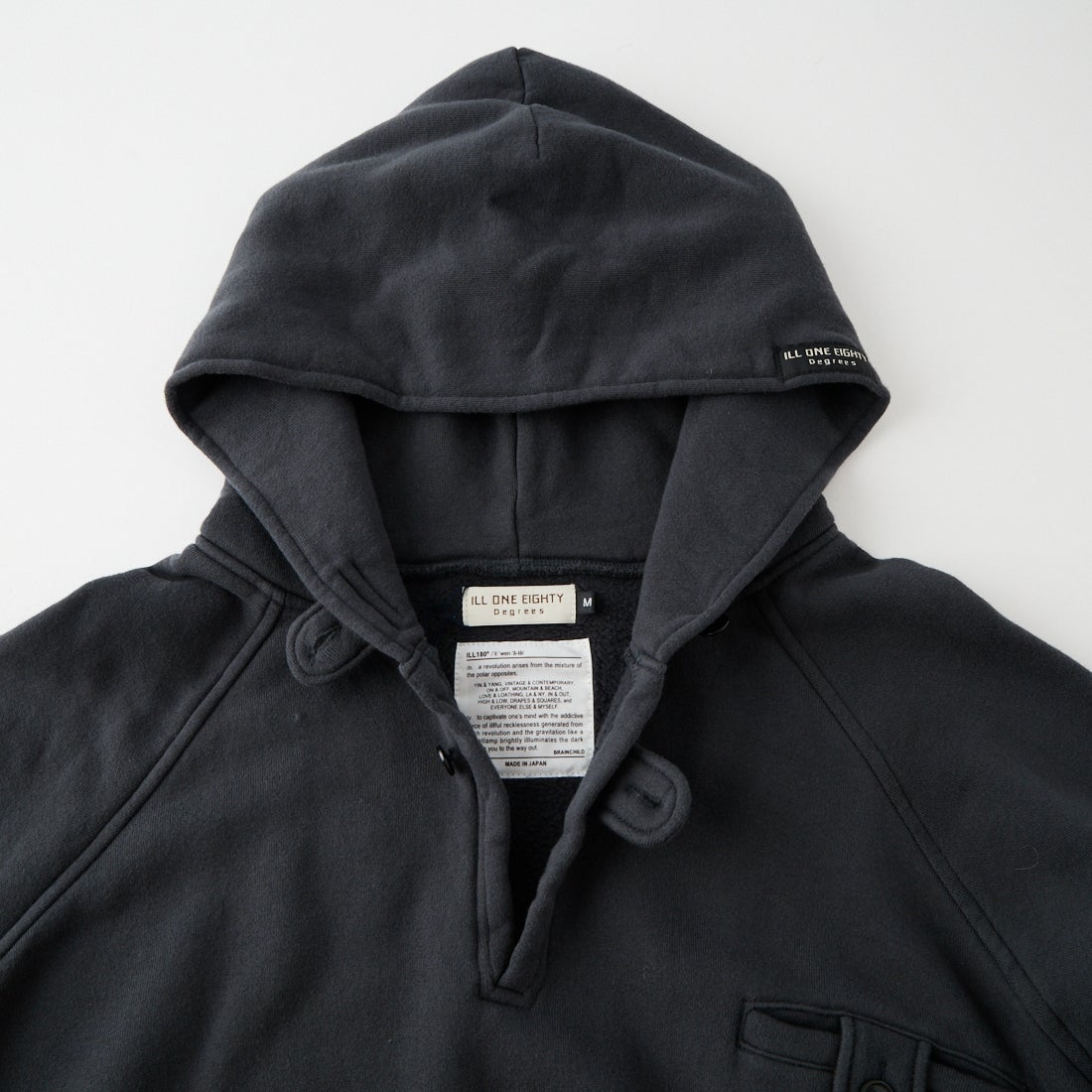 ILL ONE EIGHTY [イル ワンエイティ] TRAX フーディ [ILL262-26] BLACK