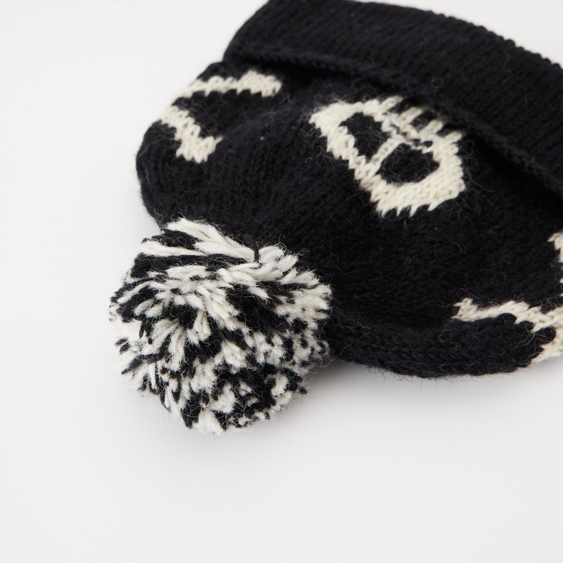 ILL ONE EIGHTY [イル ワンエイティ] ハンドニットキャップ [ILL262-44] BLACK