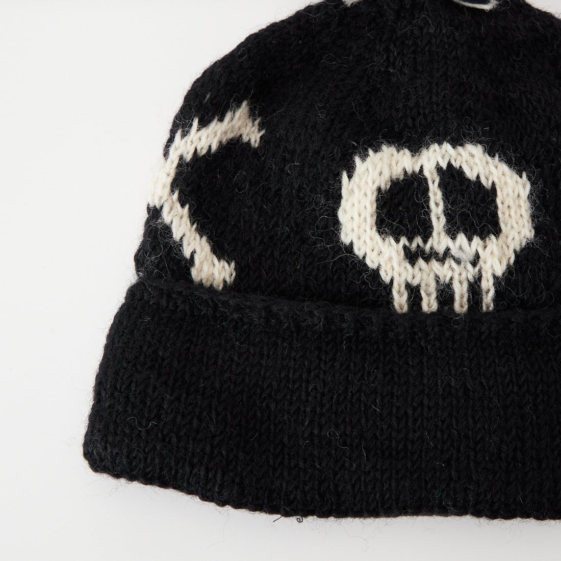 ILL ONE EIGHTY [イル ワンエイティ] ハンドニットキャップ [ILL262-44] BLACK
