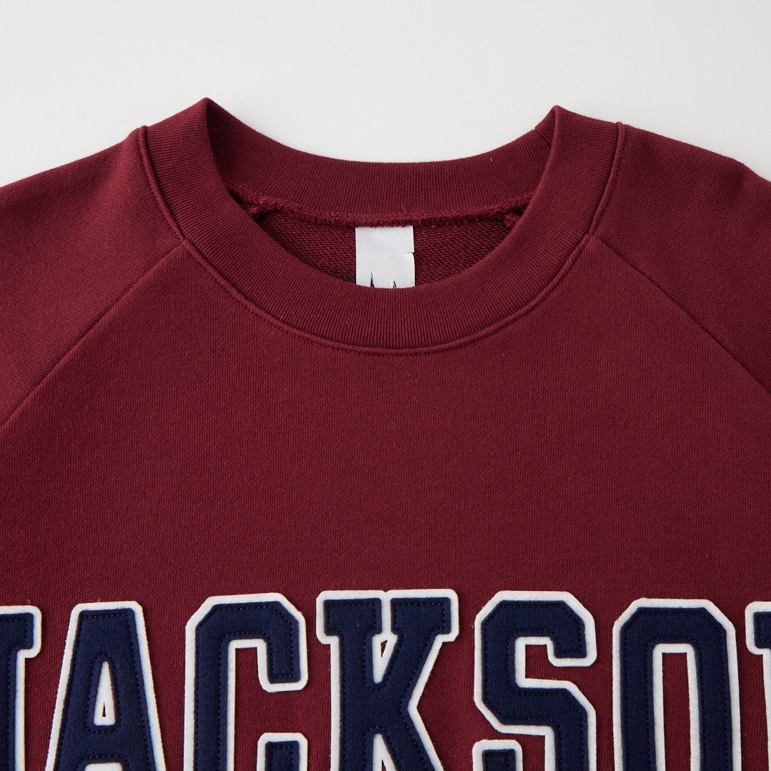 JACKSON MATISSE [ジャクソンマティス] JACKSON フェルトレタースウェット [JM26AW027] BURGUNDY