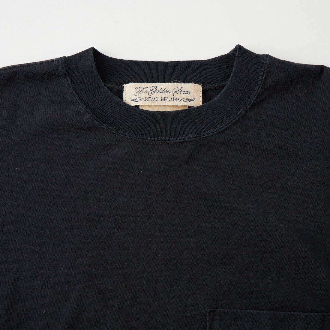 REMI RELIEF [レミレリーフ] SP加工25/天竺 ロングスリーブTシャツ [RN31393163] BLACK