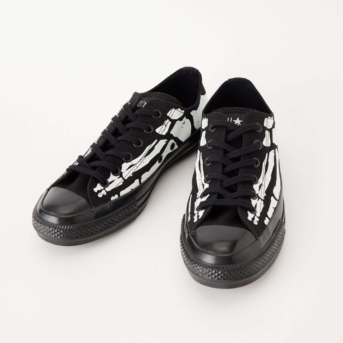 CONVERSE [コンバース] オールスター エイジド ボーンプリント OX [AS-AGED-BONEPRINT-OX] ﾌﾞﾗｯｸ