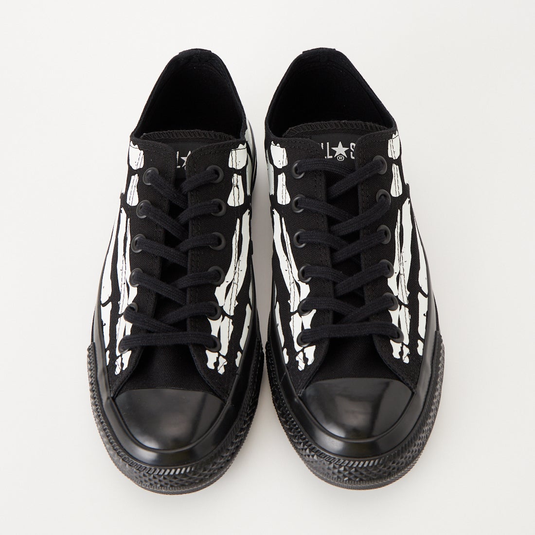 CONVERSE [コンバース] オールスター エイジド ボーンプリント OX [AS-AGED-BONEPRINT-OX] ﾌﾞﾗｯｸ