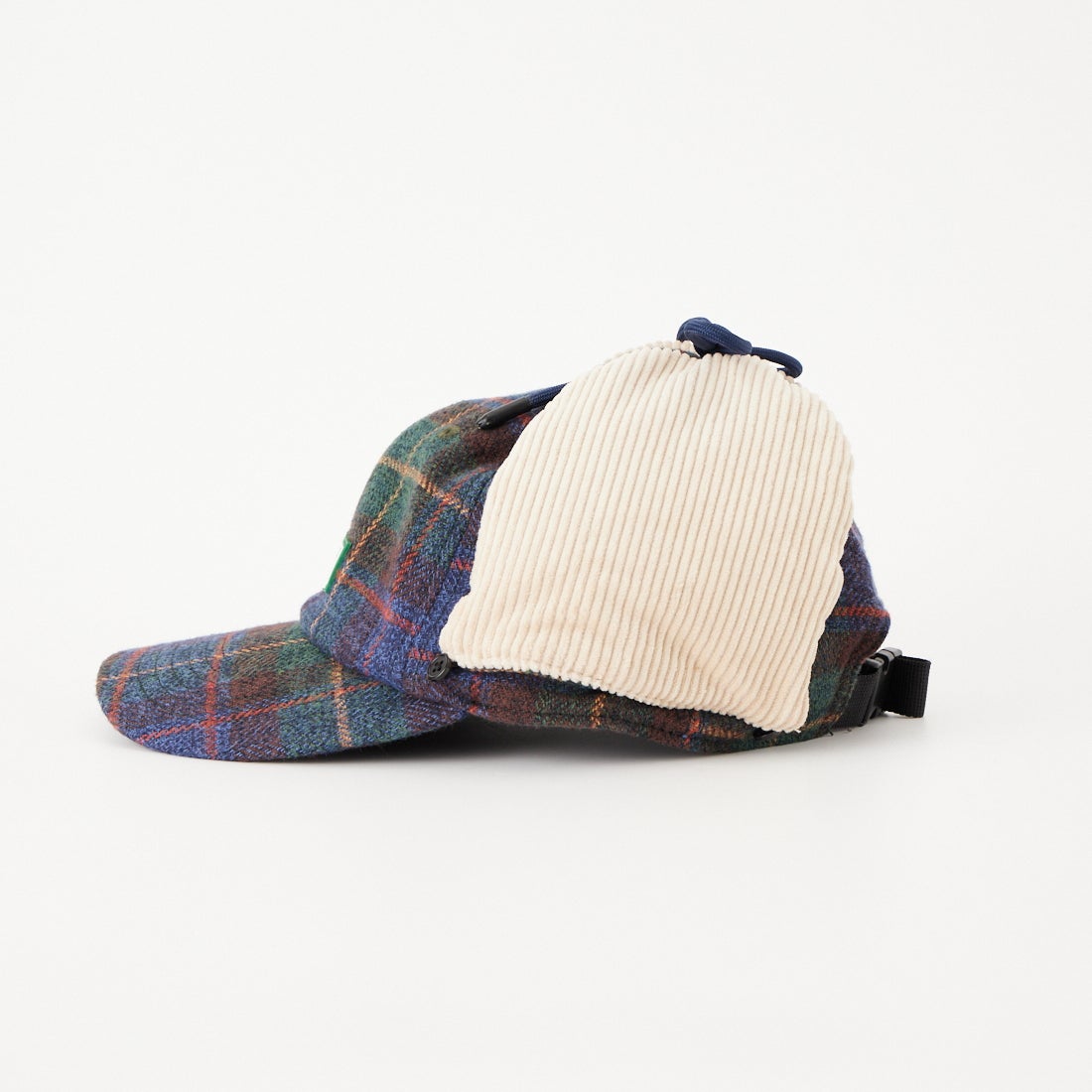 L.L.BEAN [エルエルビーン] ツイードデタッチャブルフラップキャップ [264079603] 71 NAVY