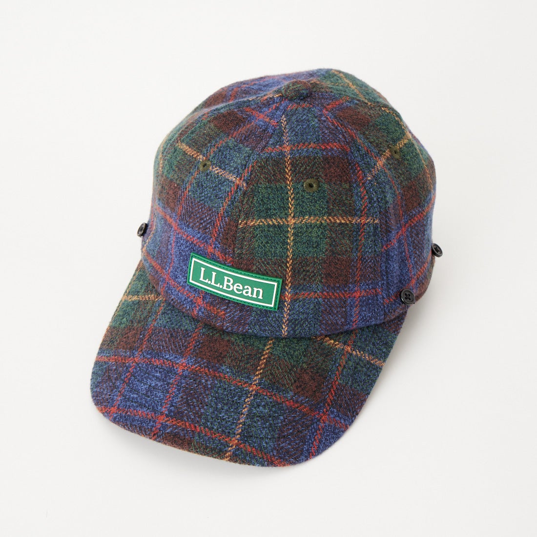 L.L.BEAN [エルエルビーン] ツイードデタッチャブルフラップキャップ [264079603] 71 NAVY