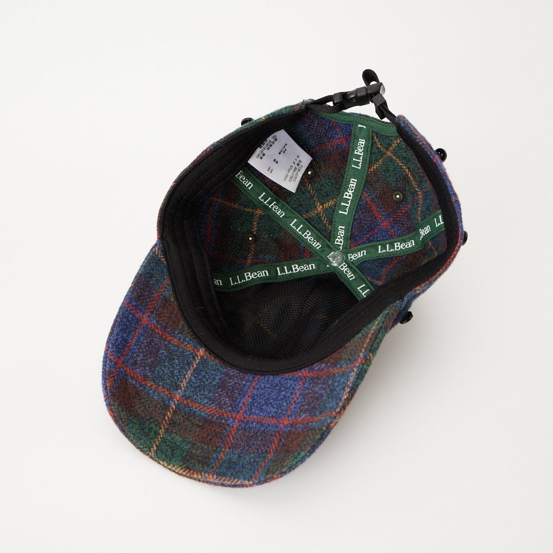 L.L.BEAN [エルエルビーン] ツイードデタッチャブルフラップキャップ [264079603] 71 NAVY