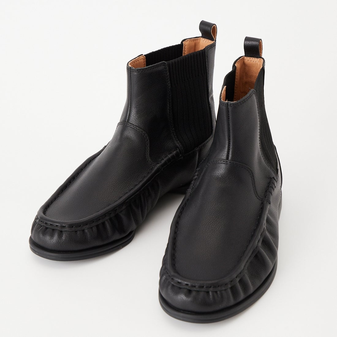 FOOT INDUSTRY [フットインダストリー] サイドゴアモカシンブーツ [AUF001-005] ANTHRACITE