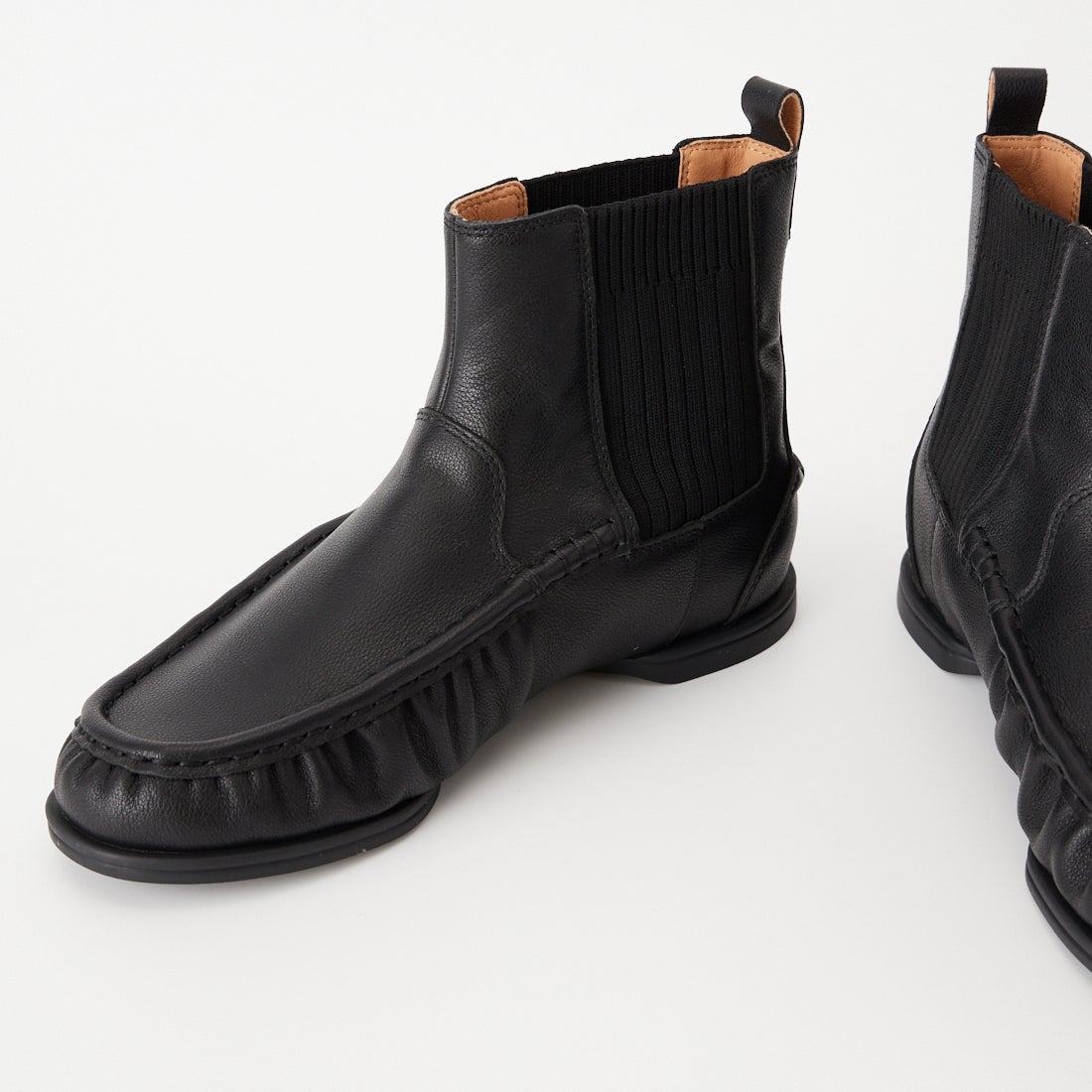 FOOT INDUSTRY [フットインダストリー] サイドゴアモカシンブーツ [AUF001-005] ANTHRACITE