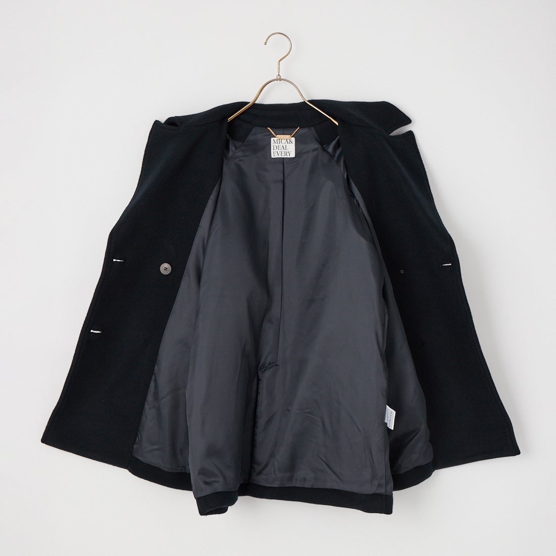 MICA&DEAL [マイカアンドディール] ラグランウールPコート [0126407336] D/NAVY