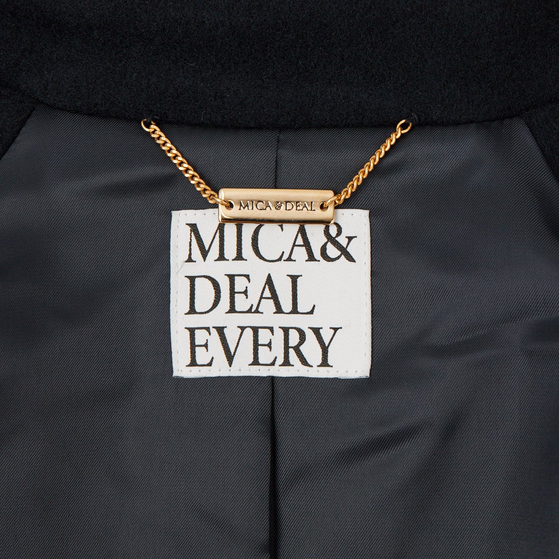 MICA&DEAL [マイカアンドディール] ラグランウールPコート [0126407336] D/NAVY