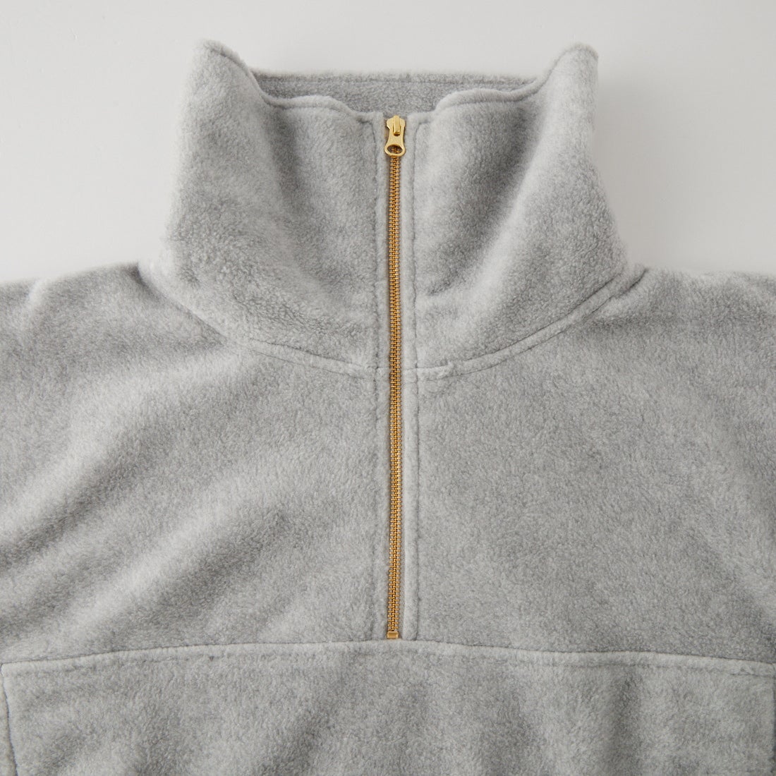 MICA&DEAL [マイカアンドディール] フリースジッププルオーバー [0126409304] GRAY