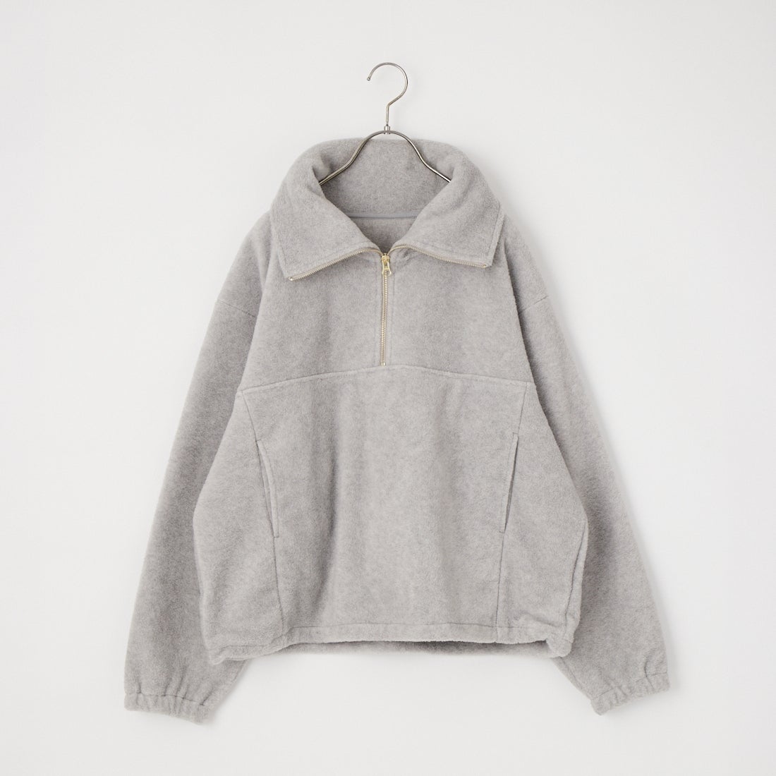 MICA&DEAL [マイカアンドディール] フリースジッププルオーバー [0126409304] GRAY