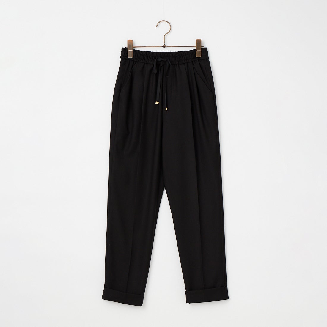 Jeans Factory Clothes [ジーンズファクトリークローズ] ストレッチギャバトラックイージーパンツ [U-2050] 040 ﾌﾞﾗｯｸ