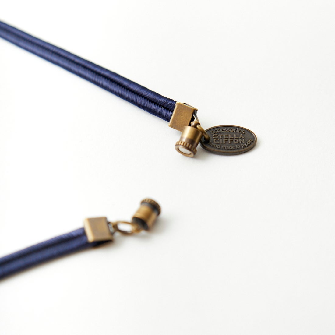 STELLA CIFFON [ステラシフォン] 1連ショートパールネックレス [AST-N80] 50 NAVY