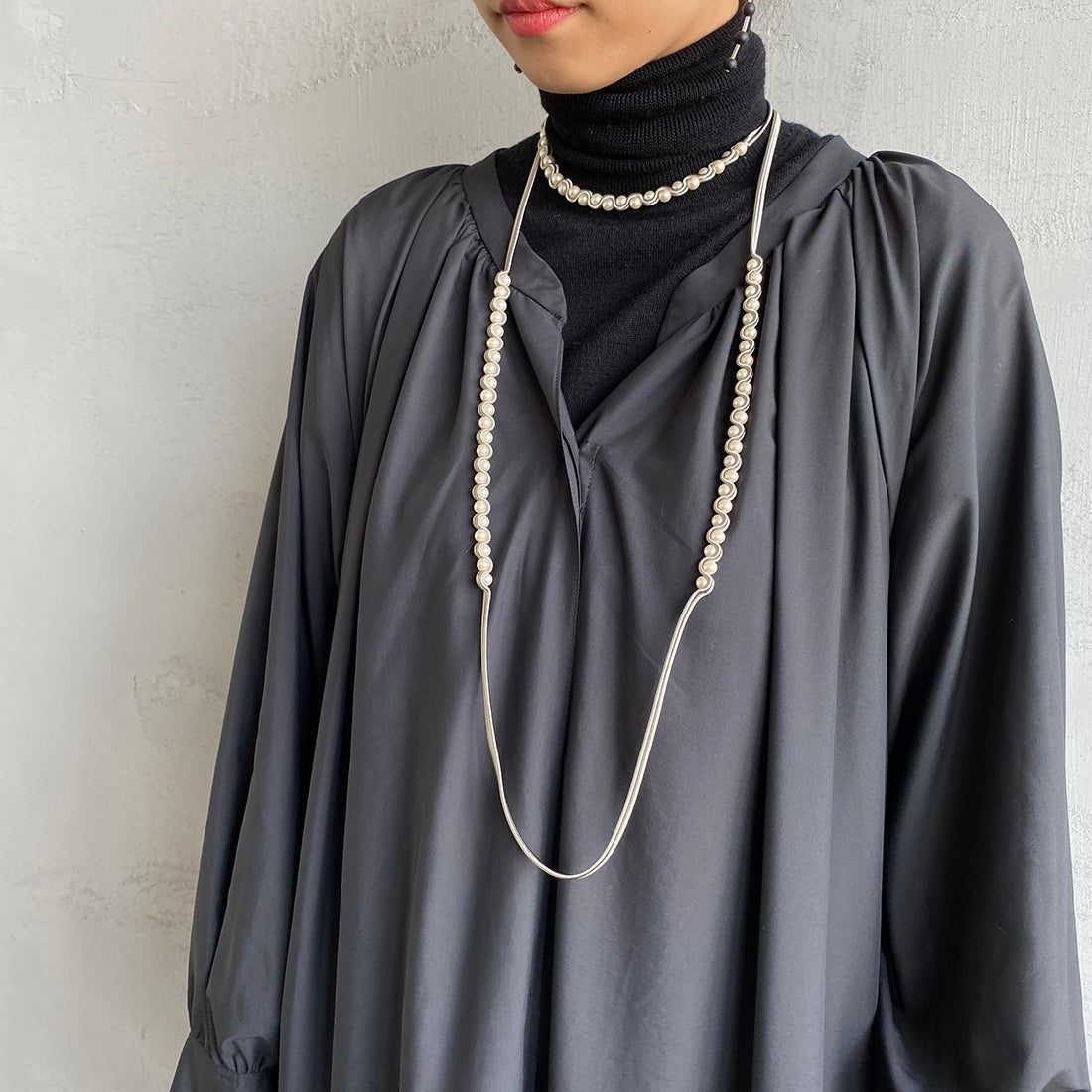 STELLA CIFFON [ステラシフォン] 3連ネックレス [AST-N81] 60 BEIGE