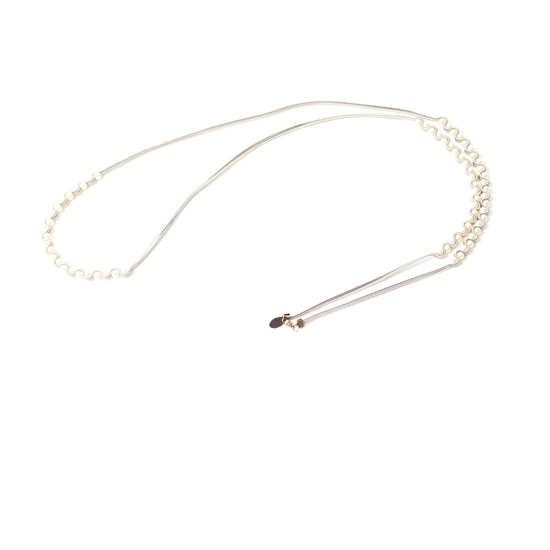 STELLA CIFFON [ステラシフォン] 3連ネックレス [AST-N81] 60 BEIGE