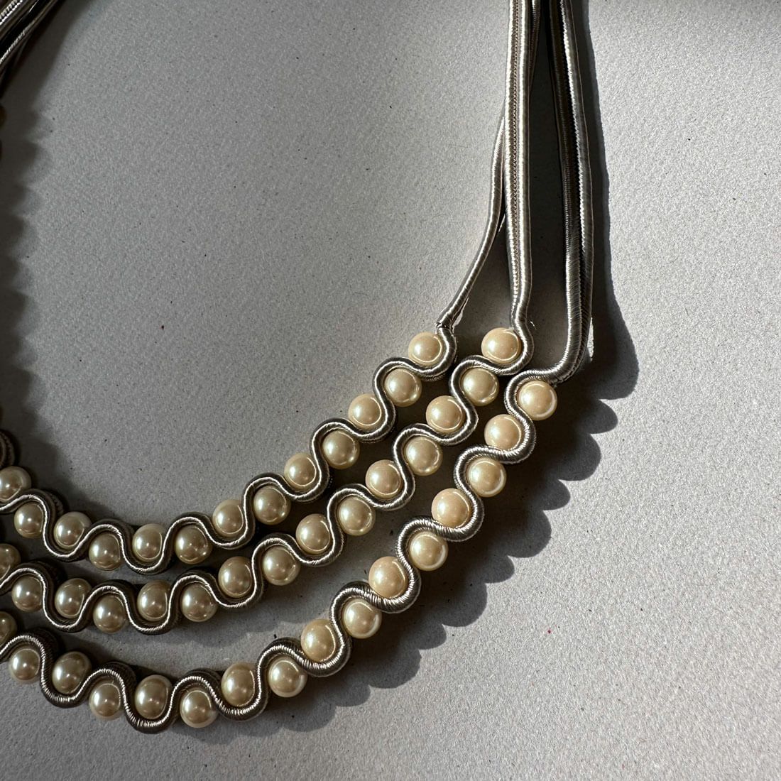 STELLA CIFFON [ステラシフォン] 3連ネックレス [AST-N81] 60 BEIGE