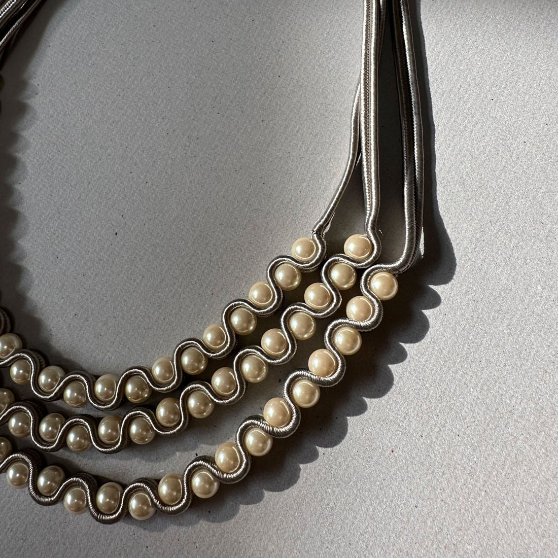 STELLA CIFFON [ステラシフォン] 3連ネックレス [AST-N81] 60 BEIGE