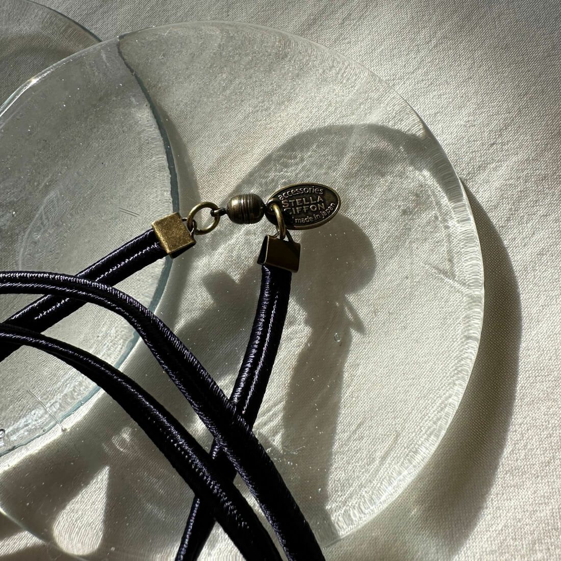 STELLA CIFFON [ステラシフォン] 3連ネックレス [AST-N81] 50 NAVY