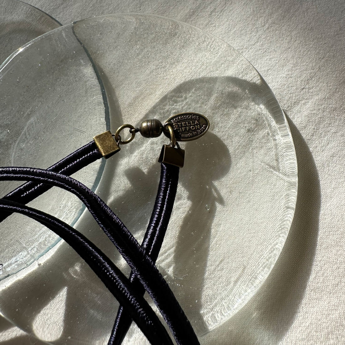 STELLA CIFFON [ステラシフォン] 3連ネックレス [AST-N81] 50 NAVY